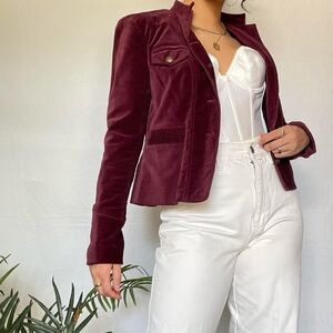 michael kors velvet blazer